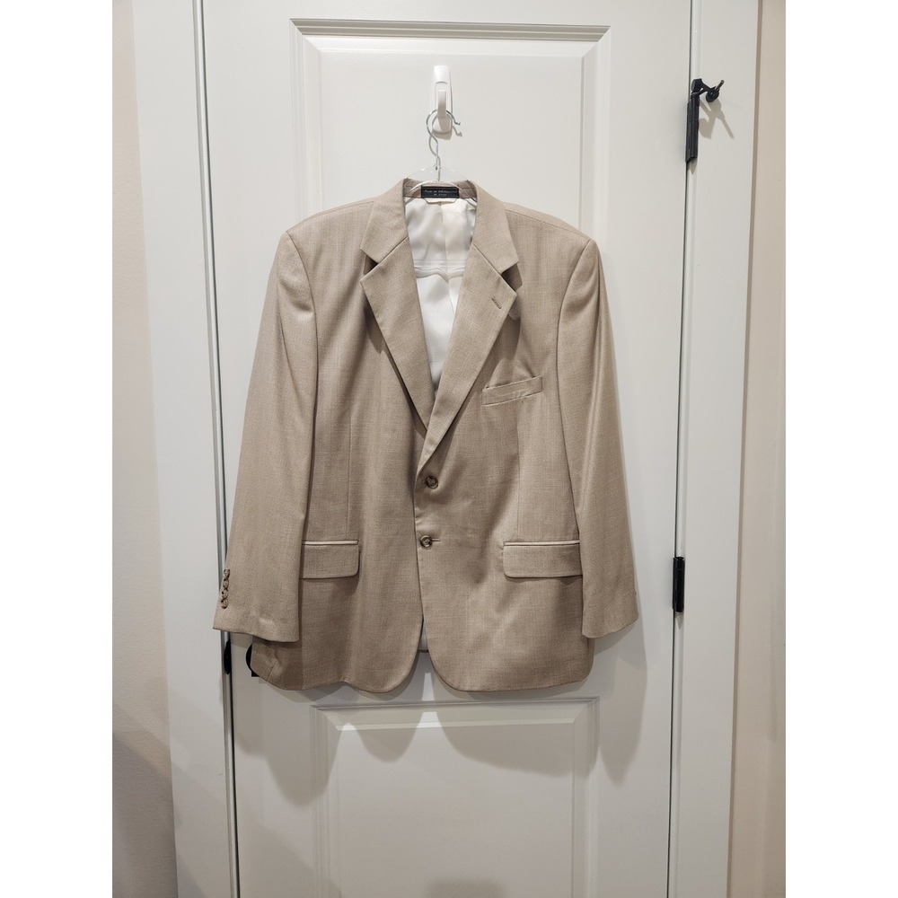 Bert Pulitzer Light Tan Men's Sport Coat Size 44 Short